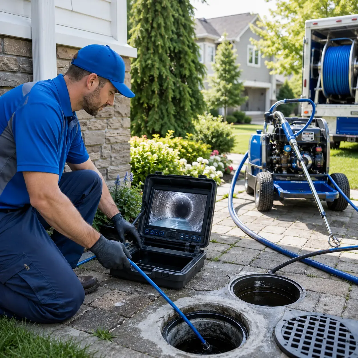 Outdoor drain cleaning professionals serving Houma, LA